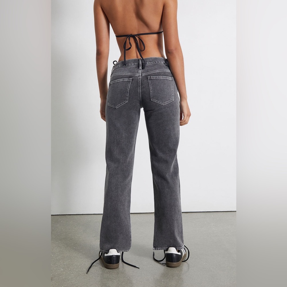 Pacsun Black Low Rise Straight Leg Jeans Size 27 - Picture 3 of 10